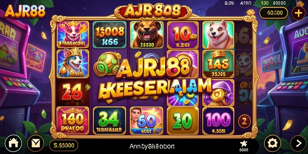 Screenshot gameplay AJR88 yang menampilkan keseruan bermain Slot.