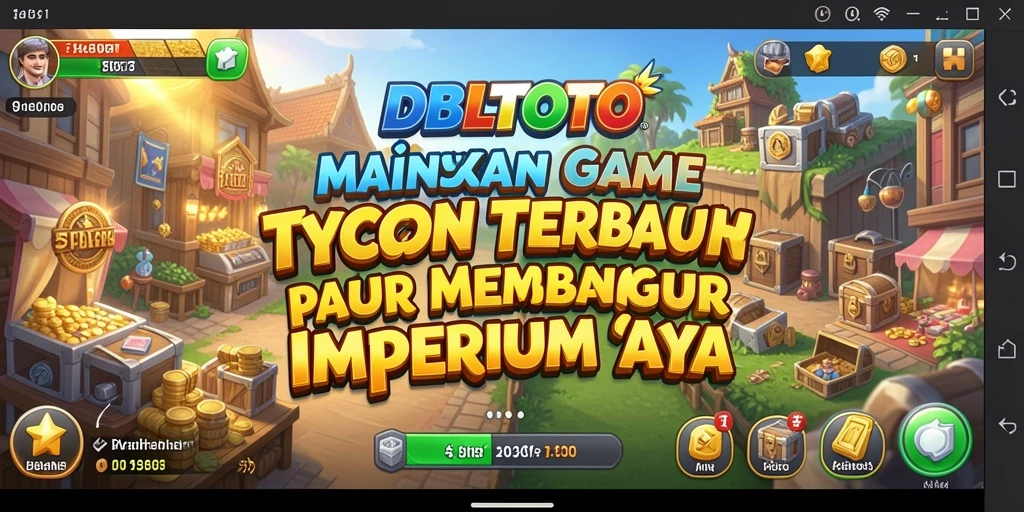 Tampilan gameplay menarik dari DBLTOTO yang menunjukkan strategi Tycoon.
