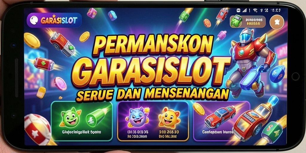 Tangkapan layar gameplay GARASISLOT dengan efek visual yang menarik.