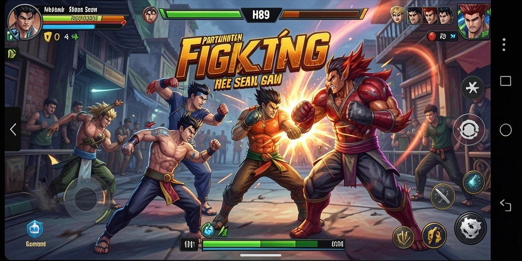 Tampilan gameplay H89 menampilkan pertarungan yang intens dan grafis menawan.