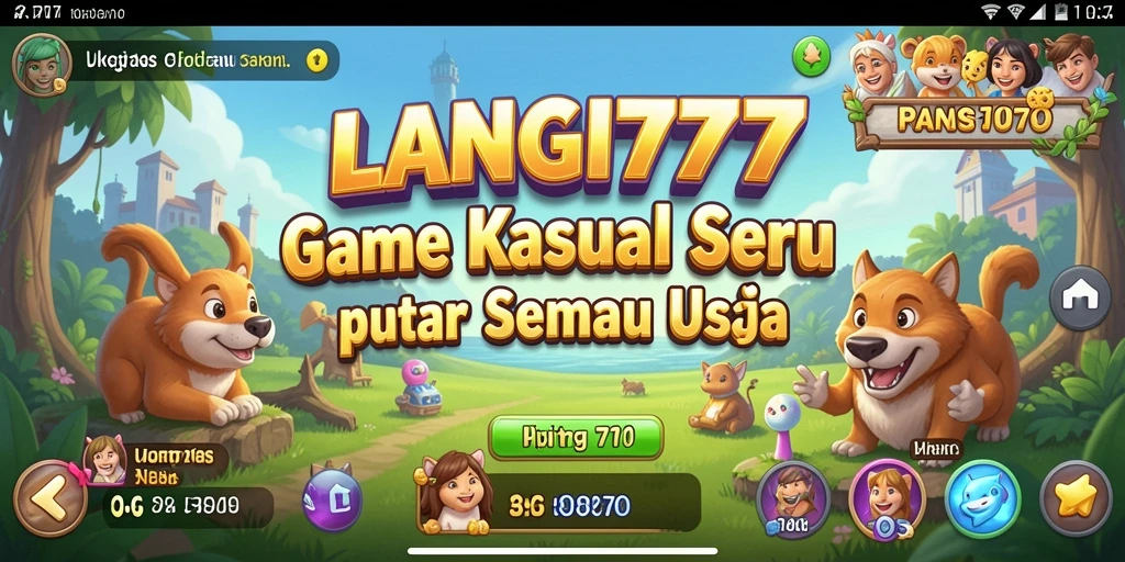 Menampilkan gameplay seru dan interaktif dari LANGIT777.
