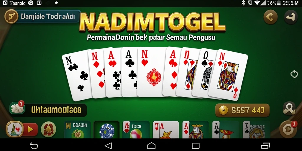 Tampilan gameplay seru dari DOMINO di NADIMTOGEL.