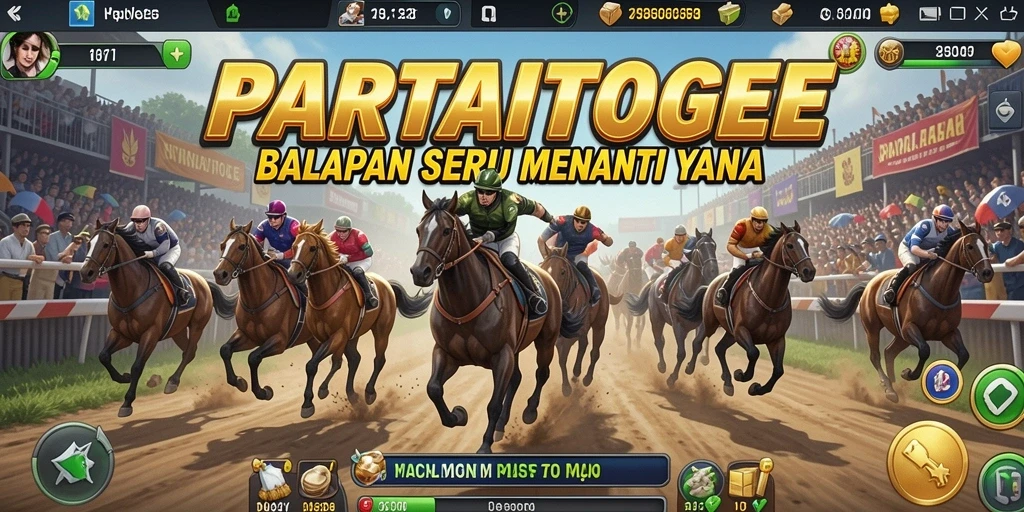 Tampilan seru balapan di PARTAITOGEL dengan trek yang menantang.