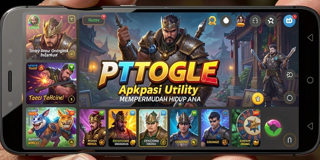 Tampilan antarmuka PTTOGEL yang intuitif dan user-friendly.