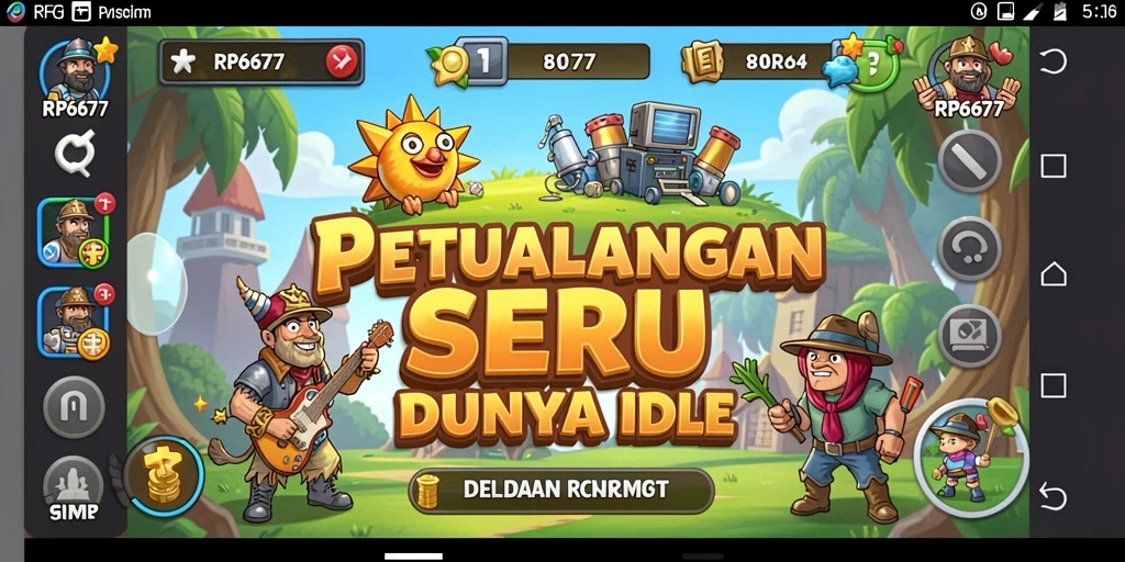 Tampilan gameplay RP6677 yang menarik dalam kategori Idle.