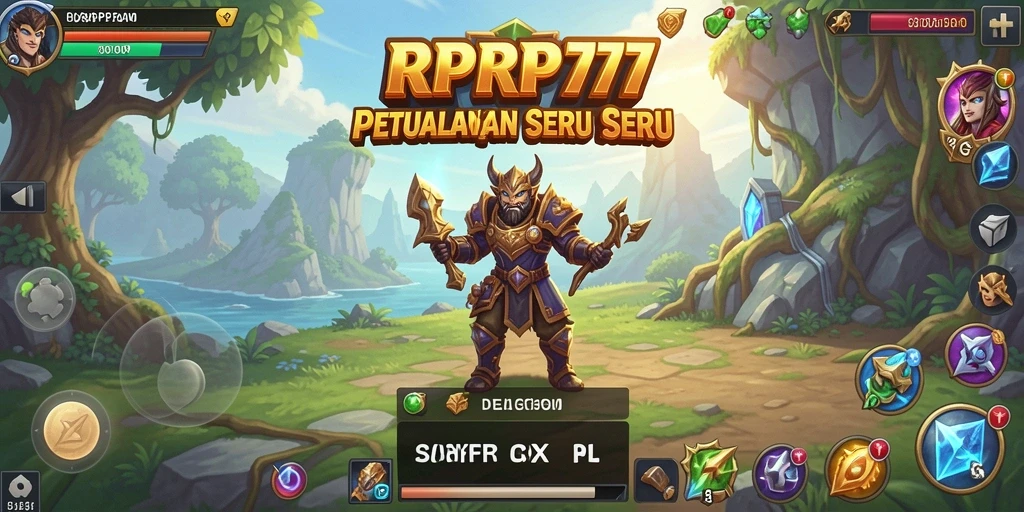 Tampilan gameplay seru dan mendebarkan dalam RPRP777.
