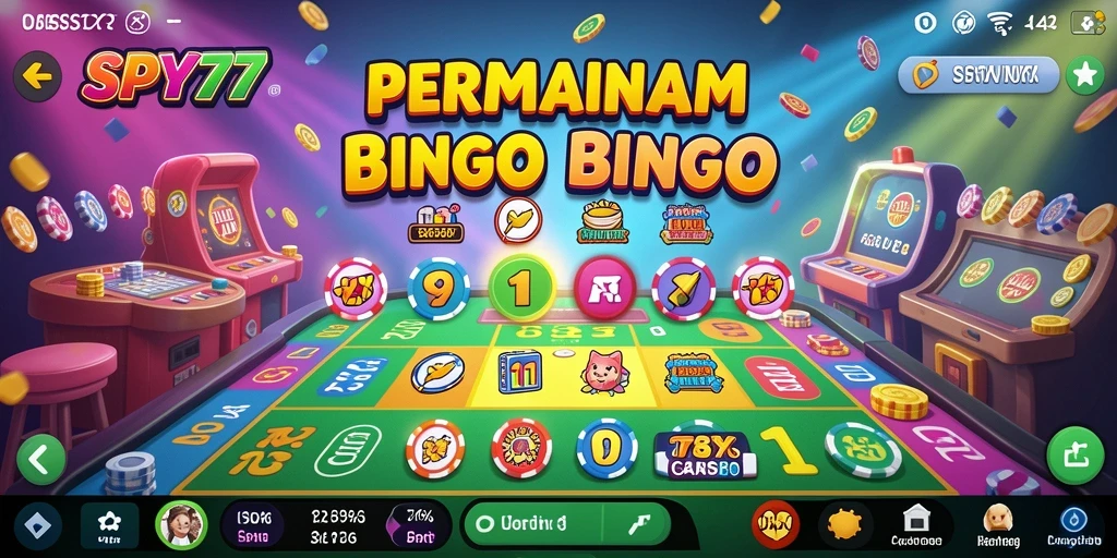 Tampilan gameplay SPY77 yang mengasyikkan dengan berbagai tema bingo.