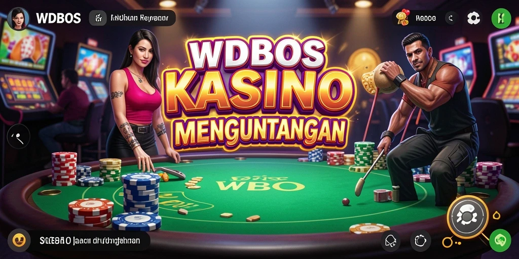 Screenshot WDBOS menampilkan gameplay Kasino yang mengasyikkan.