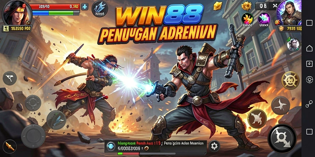Menampilkan aksi pertarungan mendebarkan di WIN88.