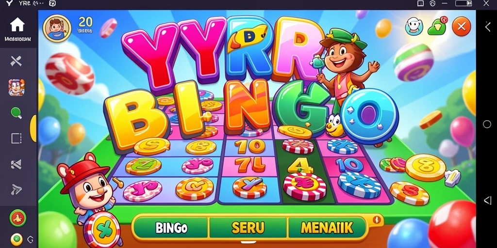 Tampilan gameplay Bingo yang seru dan interaktif.